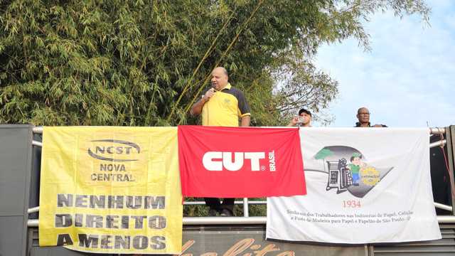 Eduardo Henrique Neves em apoio ao Sintipacesp